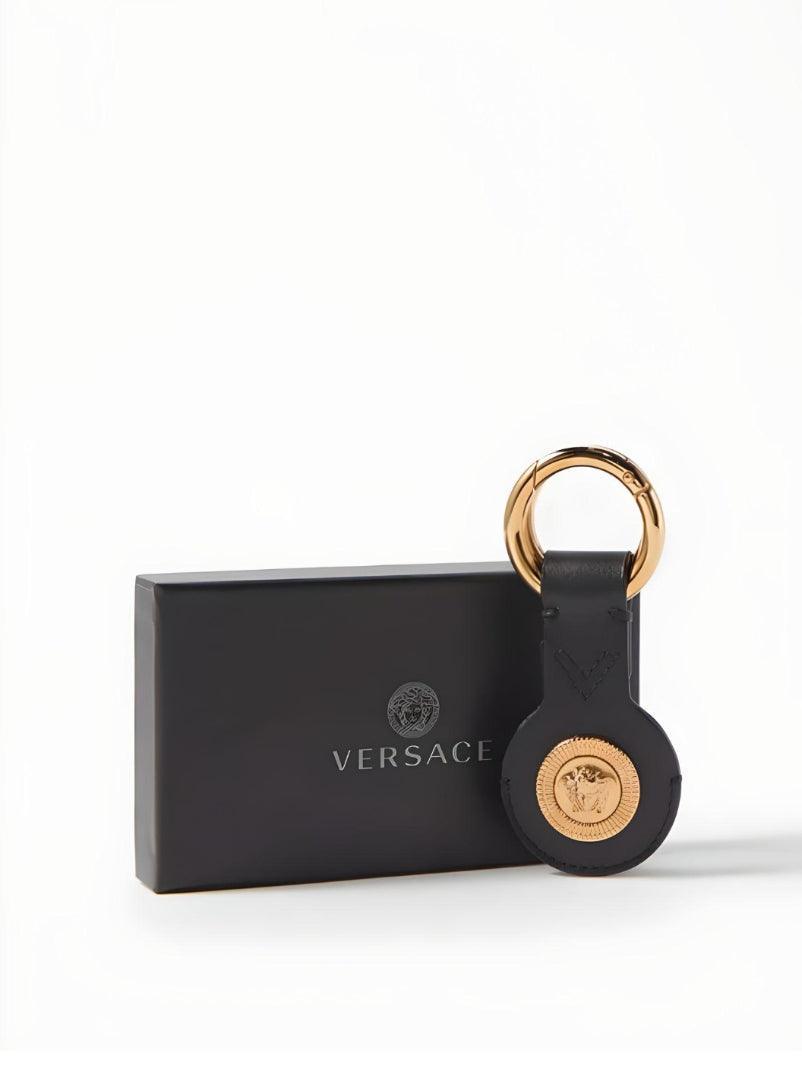 Versace – Medusa Head leather keyring - B-Star Store