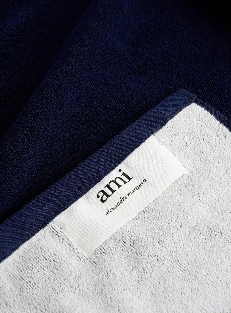 AMI PARIS - NAVY BEACH TOWEL - B-Star Store