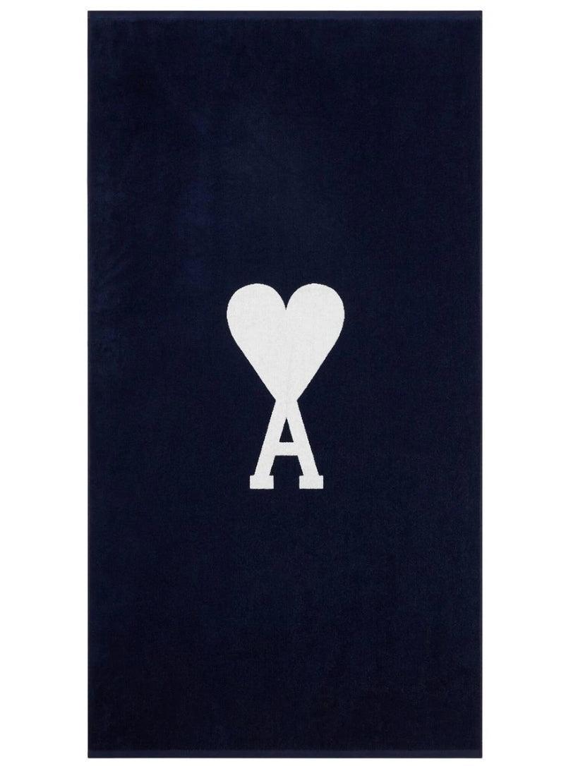 AMI PARIS - NAVY BEACH TOWEL - B-Star Store