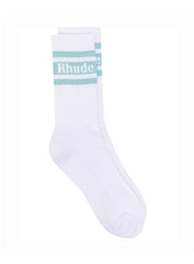 RHUDE - STRIPE LOGO SOCKS - B-Star Store